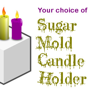 Sugar Mold Candle Holder